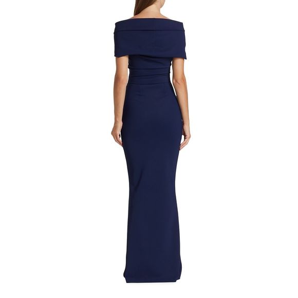 Chiara Boni La Petite Robe Stretch Jersey Benje Fishtail Gown US 6 $995 - Picture 4 of 12